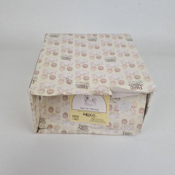 Precious Moments 100102 Make Me A Blessing Forever Porcelain Figurine Vintage - Picture 5 of 6